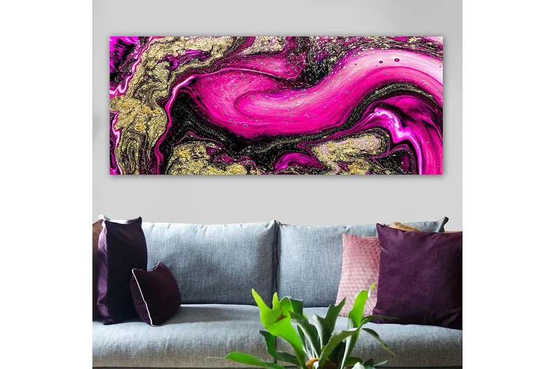Canvasbilde YTY Spiritual Flerfarget - 120x50 cm - Innredning - Bilder & kunst - Lerretsbilder