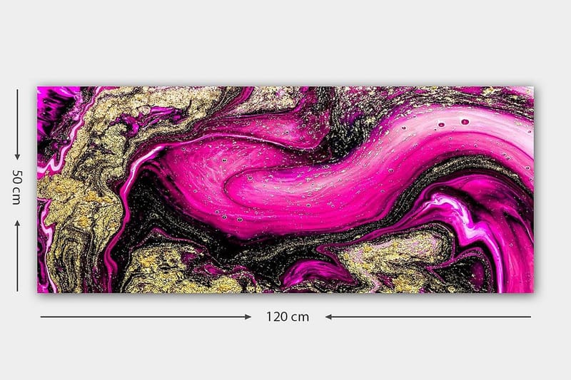 Canvasbilde YTY Spiritual Flerfarget - 120x50 cm - Innredning - Bilder & kunst - Lerretsbilder