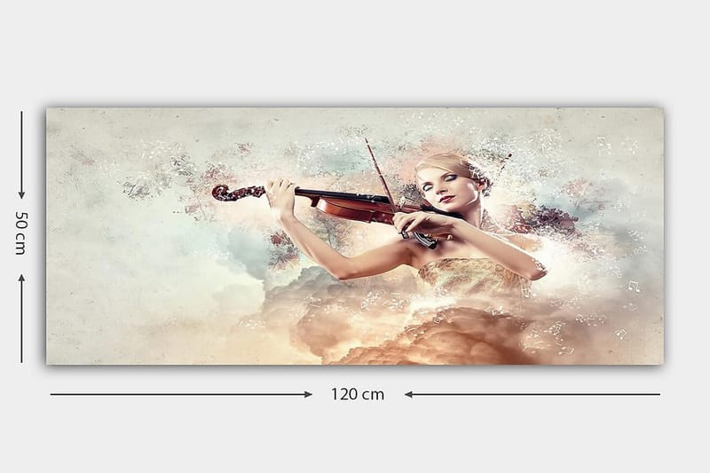 Canvasbilde YTY Spiritual Flerfarget - 120x50 cm - Innredning - Bilder & kunst - Lerretsbilder