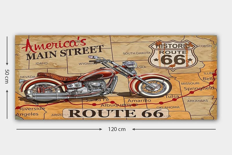 Canvasbilde YTY Sports & Sports Teams Flerfarget - 120x50 cm - Innredning - Bilder & kunst - Lerretsbilder