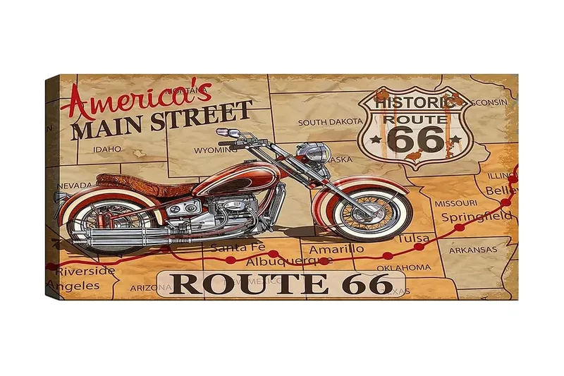 Canvasbilde YTY Sports & Sports Teams Flerfarget, 120x50 cm