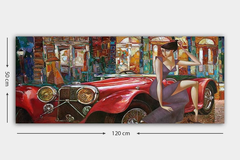 Canvasbilde YTY Transportation Flerfarget - 120x50 cm - Innredning - Bilder & kunst - Lerretsbilder