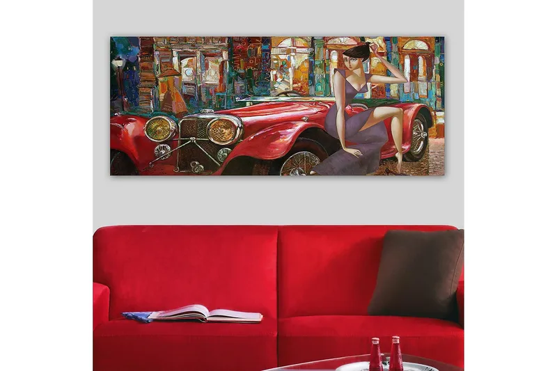 Canvasbilde YTY Transportation Flerfarget - 120x50 cm - Innredning - Bilder & kunst - Lerretsbilder