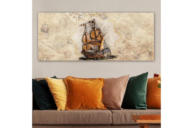 Canvasbilde YTY Transportation Flerfarget - 120x50 cm - Innredning - Bilder & kunst - Lerretsbilder