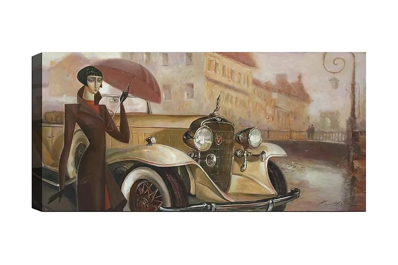 Canvasbilde YTY Transportation Flerfarget, 120x50 cm