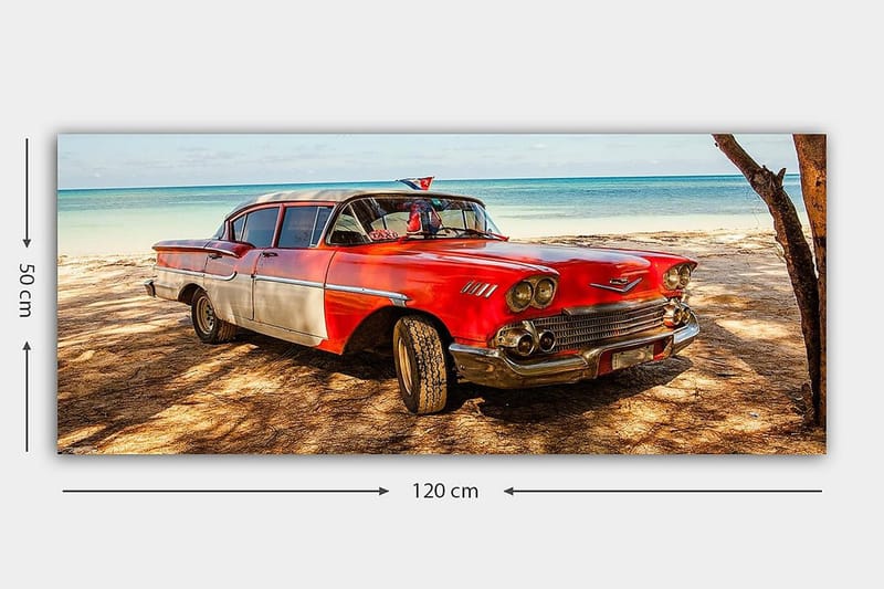 Canvasbilde YTY Transportation Flerfarget - 120x50 cm - Innredning - Bilder & kunst - Lerretsbilder