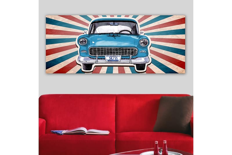 Canvasbilde YTY Transportation Flerfarget - 120x50 cm - Innredning - Bilder & kunst - Lerretsbilder