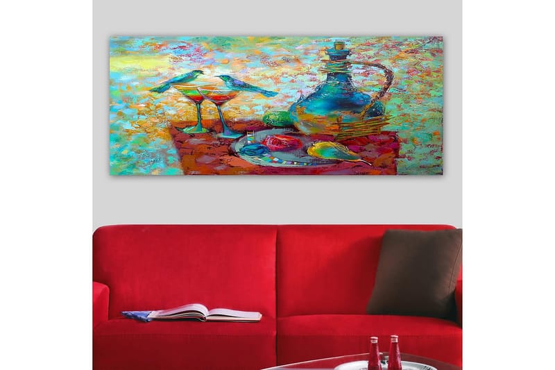 Canvasbilde YTY World Cultures Flerfarget - 120x50 cm - Innredning - Bilder & kunst - Lerretsbilder