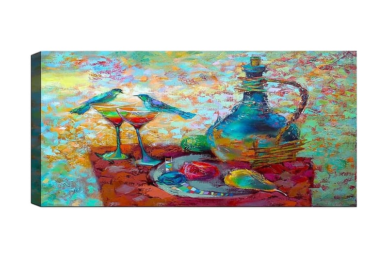 Canvasbilde YTY World Cultures Flerfarget - 120x50 cm - Innredning - Bilder & kunst - Lerretsbilder