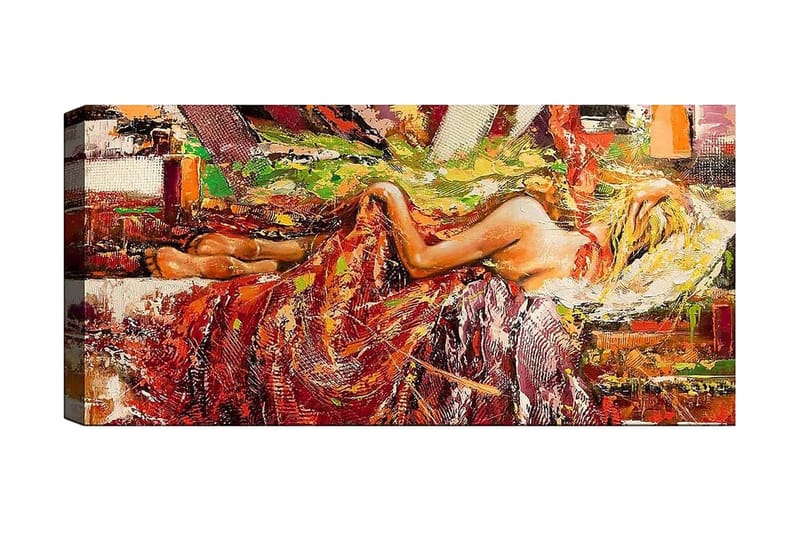 Canvasbilde YTY World Cultures Flerfarget - 120x50 cm - Lerretsbilder