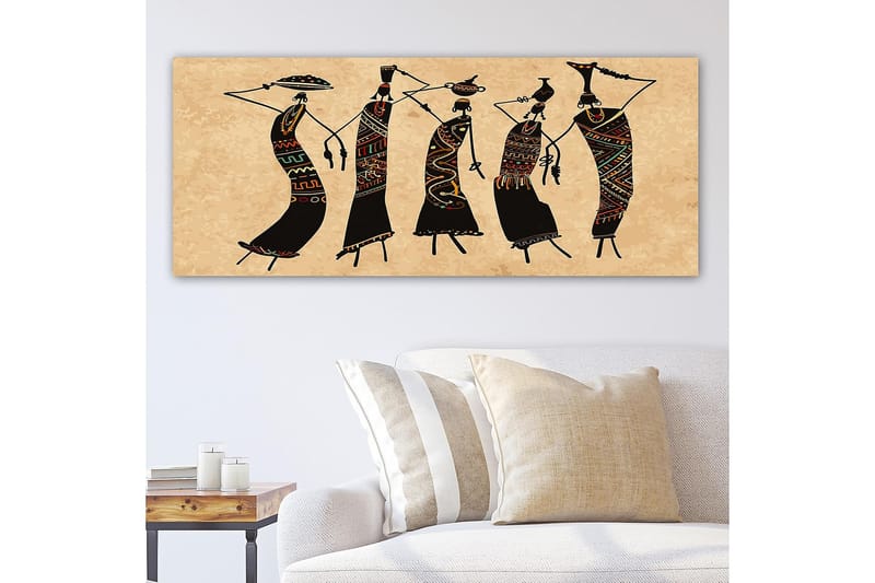 Canvasbilde YTY World Cultures Flerfarget - 120x50 cm - Innredning - Bilder & kunst - Lerretsbilder