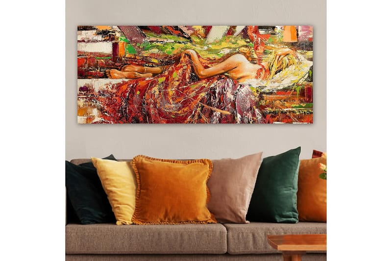 Canvasbilde YTY World Cultures Flerfarget - 120x50 cm - Innredning - Bilder & kunst - Lerretsbilder