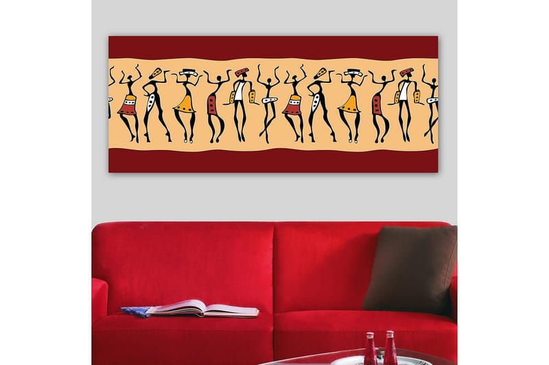 Canvasbilde YTY World Cultures Flerfarget - 120x50 cm - Innredning - Bilder & kunst - Lerretsbilder