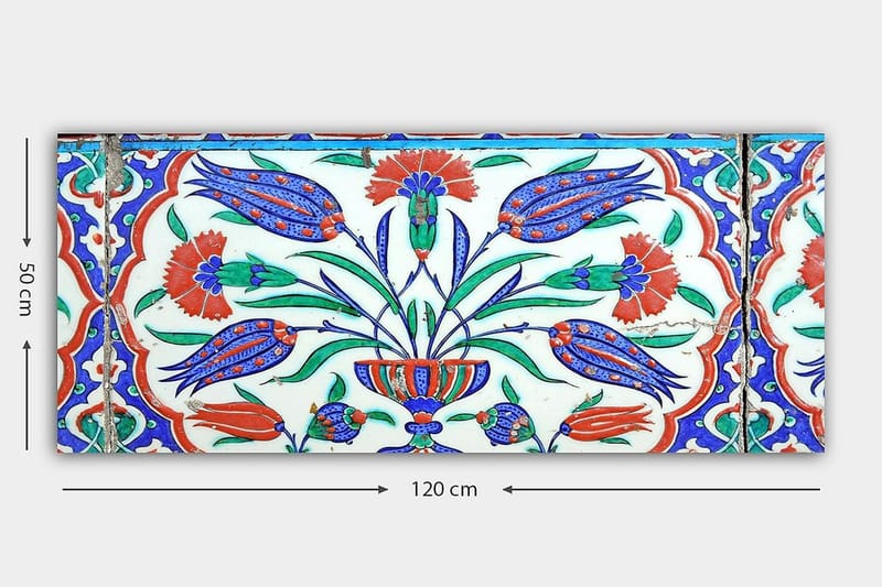 Canvasbilde YTY World Cultures Flerfarget - 120x50 cm - Innredning - Bilder & kunst - Lerretsbilder