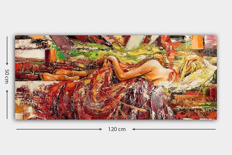 Canvasbilde YTY World Cultures Flerfarget - 120x50 cm - Innredning - Bilder & kunst - Lerretsbilder