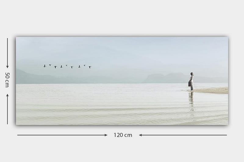 Canvasbilde YTY People Flerfarget - 120x50 cm - Innredning - Bilder & kunst - Lerretsbilder