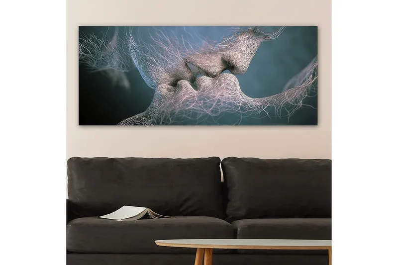 Canvasbilde YTY People Flerfarget - 120x50 cm - Innredning - Bilder & kunst - Lerretsbilder