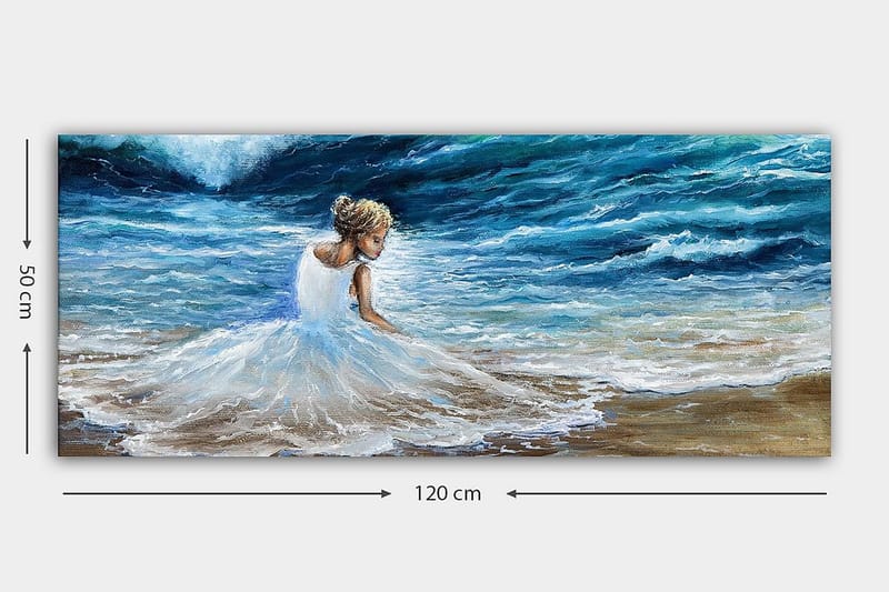 Canvasbilde YTY People Flerfarget - 120x50 cm - Innredning - Bilder & kunst - Lerretsbilder