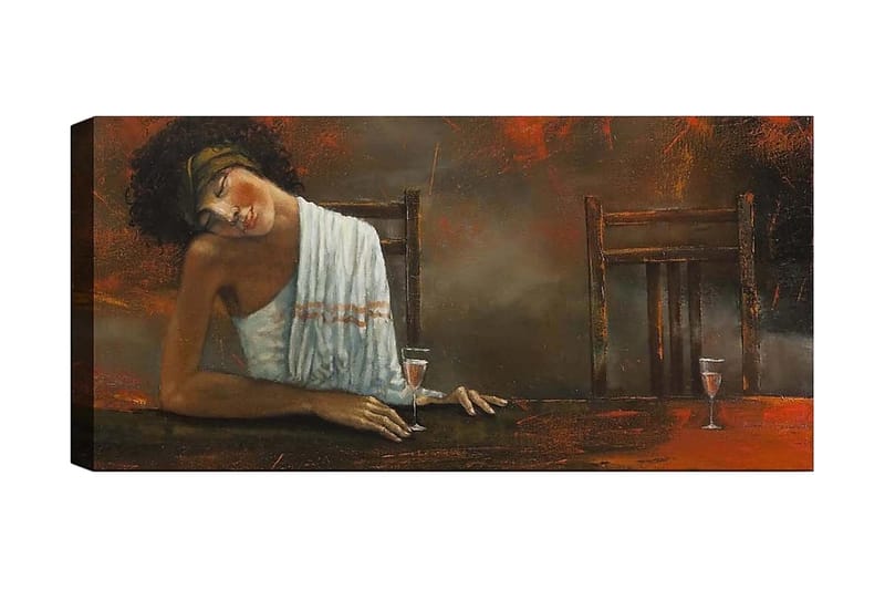 Canvasbilde YTY People Flerfarget - 120x50 cm - Innredning - Bilder & kunst - Lerretsbilder