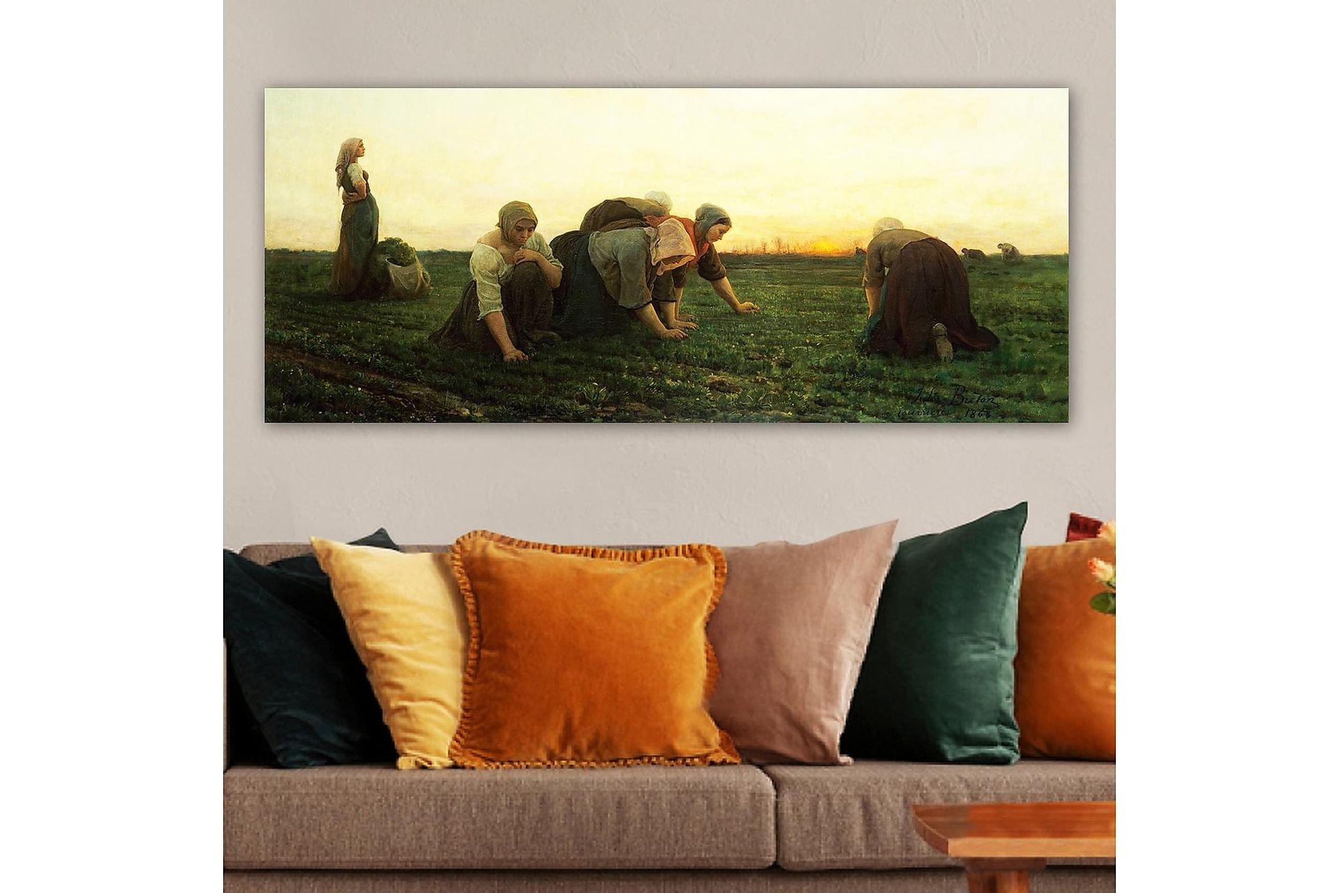 Canvasbilde YTY People Flerfarget - 120x50 cm - Innredning - Bilder & kunst - Lerretsbilder