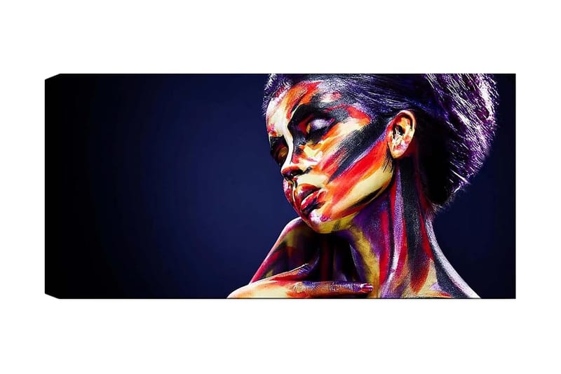 Canvasbilde YTY People Flerfarget - 120x50 cm - Innredning - Bilder & kunst - Lerretsbilder
