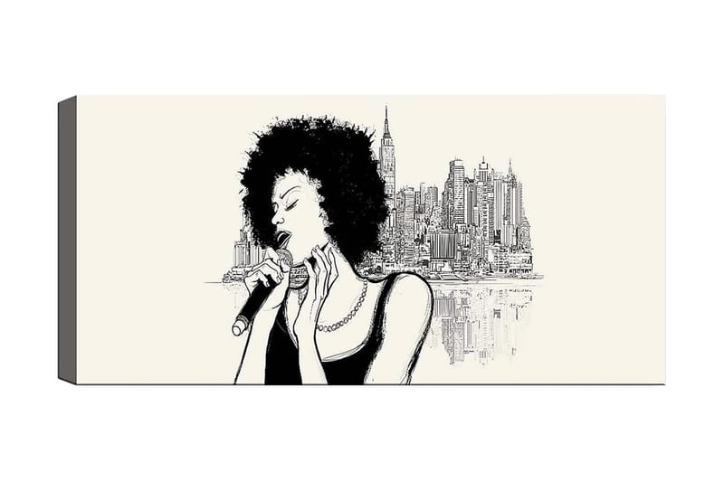 Canvasbilde YTY People Flerfarget - 120x50 cm - Innredning - Bilder & kunst - Lerretsbilder
