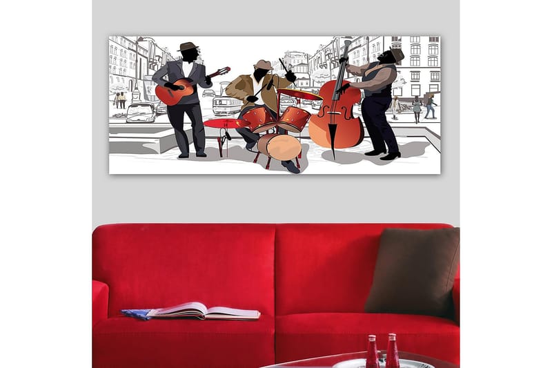 Canvasbilde YTY People Flerfarget - 120x50 cm - Innredning - Bilder & kunst - Lerretsbilder