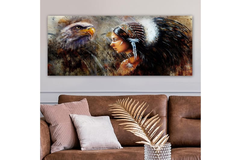 Canvasbilde YTY People Flerfarget - 120x50 cm - Innredning - Bilder & kunst - Lerretsbilder