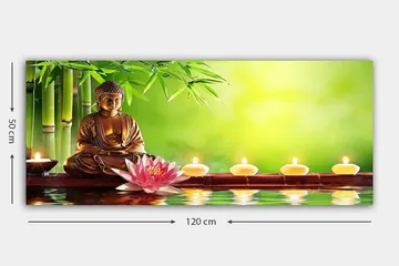 Canvasbilde YTY People Flerfarget - 120x50 cm - Innredning - Bilder & kunst - Lerretsbilder