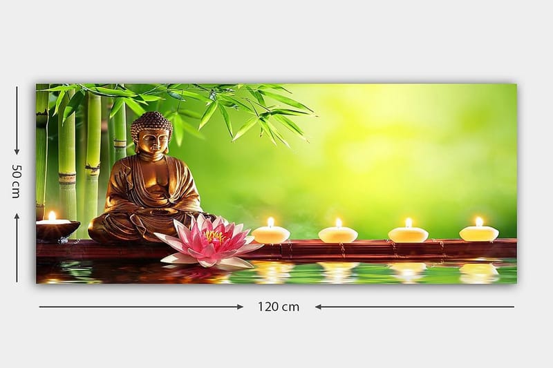 Canvasbilde YTY People Flerfarget - 120x50 cm - Innredning - Bilder & kunst - Lerretsbilder