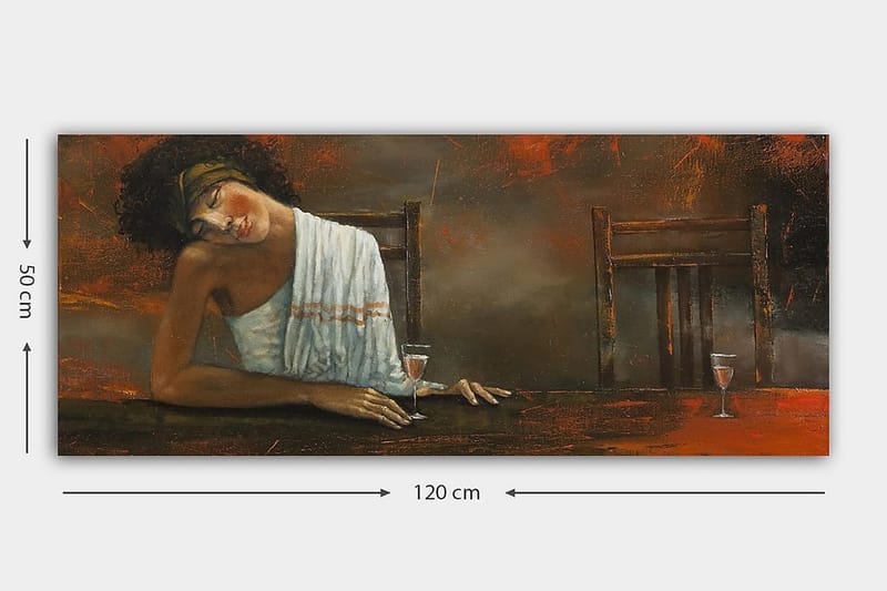 Canvasbilde YTY People Flerfarget - 120x50 cm - Innredning - Bilder & kunst - Lerretsbilder