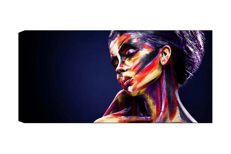 Canvasbilde YTY People Flerfarget, 120x50 cm