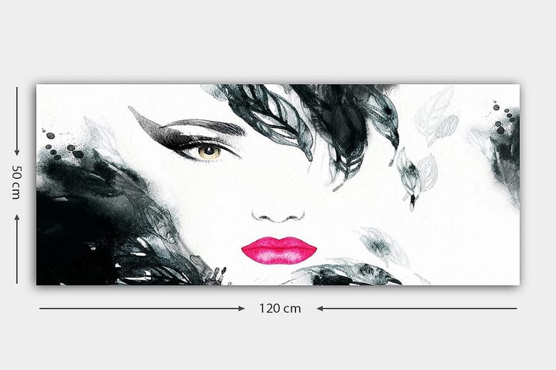 Canvasbilde YTY People Flerfarget - 120x50 cm - Innredning - Bilder & kunst - Lerretsbilder