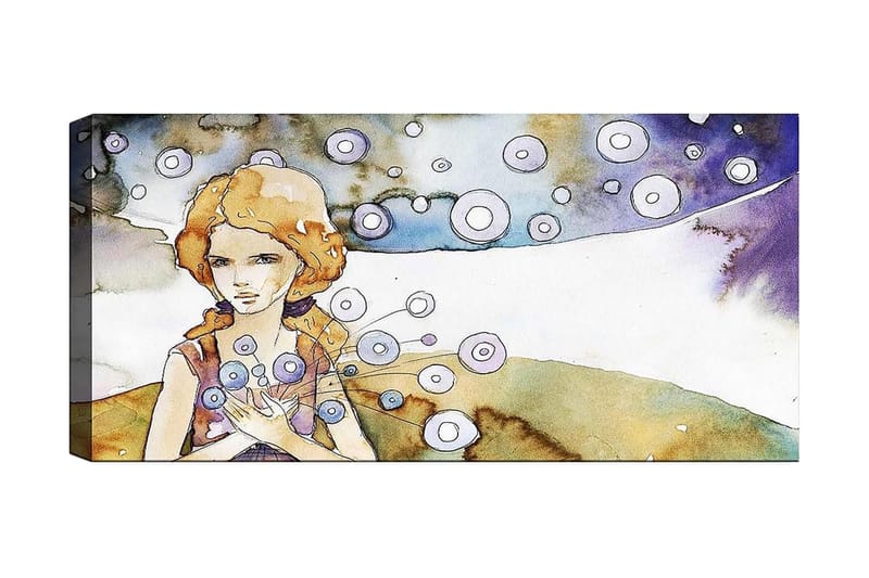 Canvasbilde YTY People Flerfarget, 120x50 cm