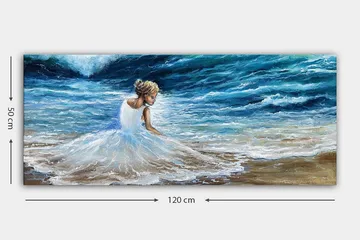 Canvasbilde YTY People Flerfarget - 120x50 cm - Innredning - Bilder & kunst - Lerretsbilder