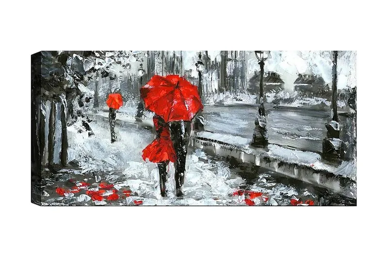 Canvasbilde YTY People Flerfarget, 120x50 cm