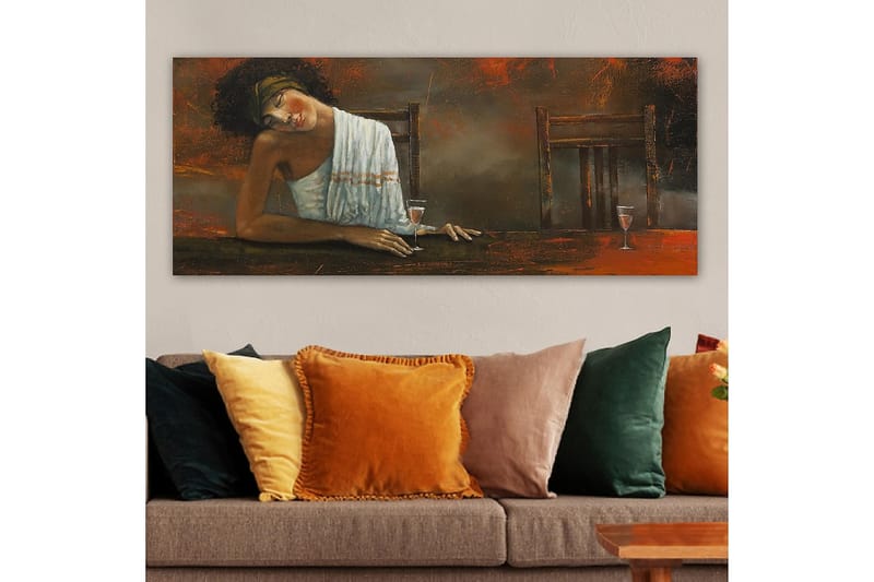 Canvasbilde YTY People Flerfarget - 120x50 cm - Innredning - Bilder & kunst - Lerretsbilder