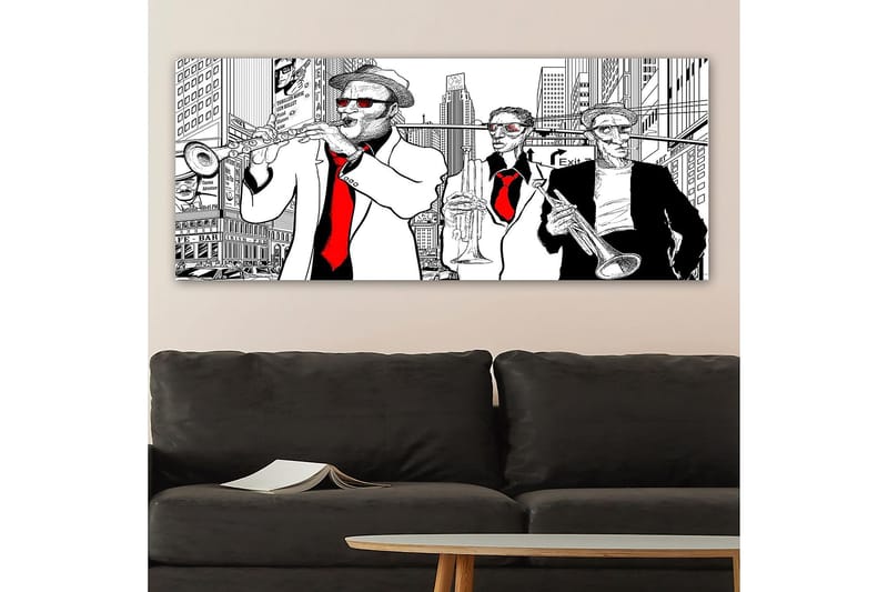 Canvasbilde YTY People Flerfarget - 120x50 cm - Innredning - Bilder & kunst - Lerretsbilder