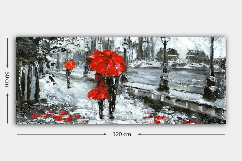 Canvasbilde YTY People Flerfarget - 120x50 cm - Innredning - Bilder & kunst - Lerretsbilder