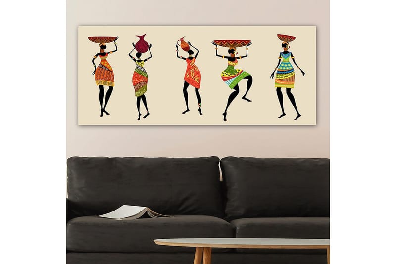 Canvasbilde YTY People Flerfarget - 120x50 cm - Innredning - Bilder & kunst - Lerretsbilder