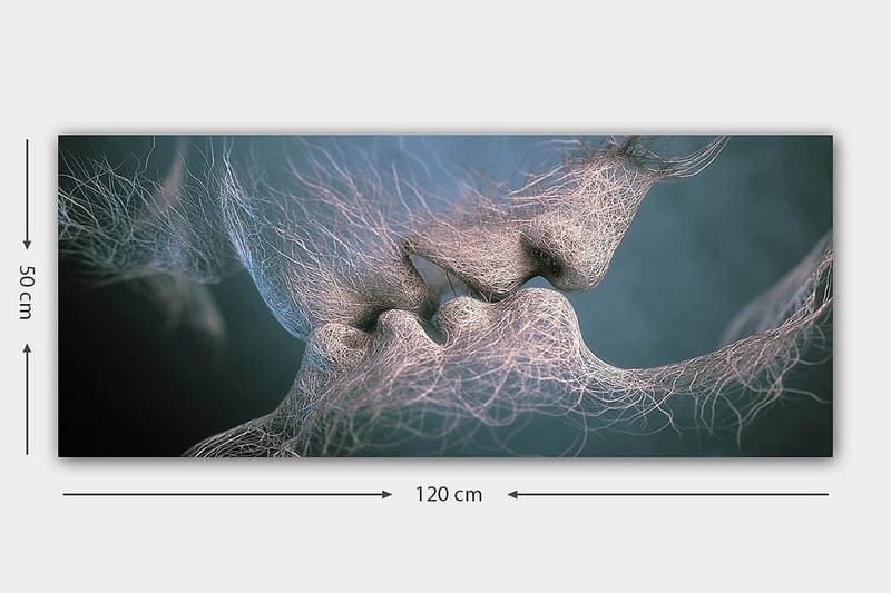 Canvasbilde YTY People Flerfarget - 120x50 cm - Innredning - Bilder & kunst - Lerretsbilder