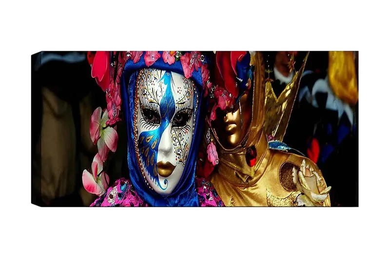 Canvasbilde YTY People Flerfarget, 120x50 cm