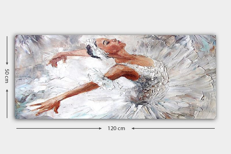 Canvasbilde YTY People Flerfarget - 120x50 cm - Innredning - Bilder & kunst - Lerretsbilder