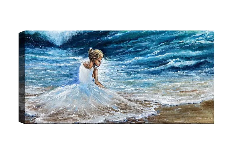 Canvasbilde YTY People Flerfarget, 120x50 cm