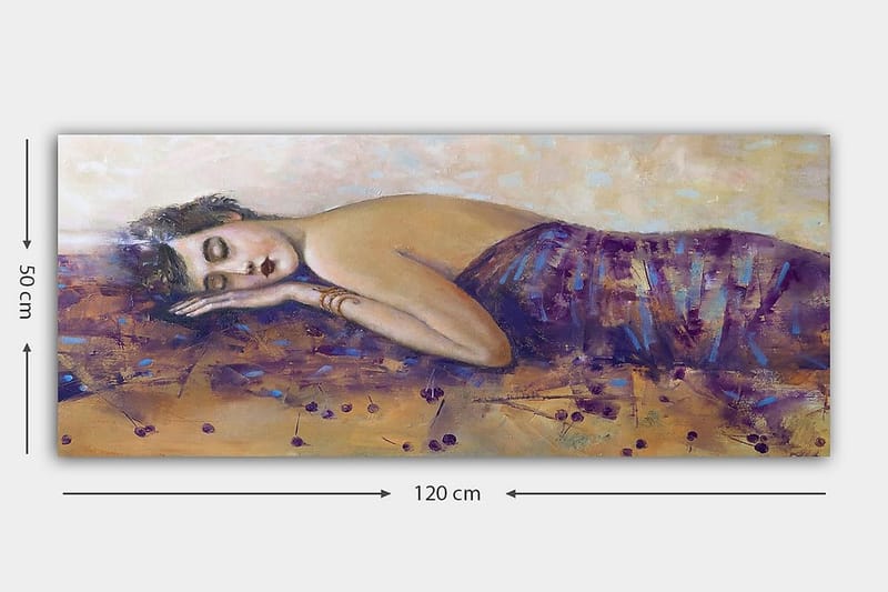 Canvasbilde YTY People Flerfarget - 120x50 cm - Innredning - Bilder & kunst - Lerretsbilder