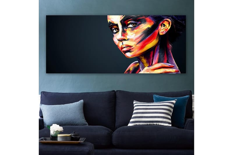 Canvasbilde YTY People Flerfarget - 120x50 cm - Innredning - Bilder & kunst - Lerretsbilder