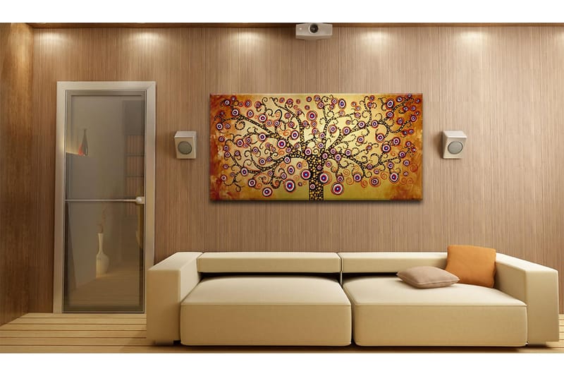 Canvasbilde Påfugl tre 120x60 cm - Artgeist sp. z o. o. - Innredning - Bilder & kunst - Lerretsbilder