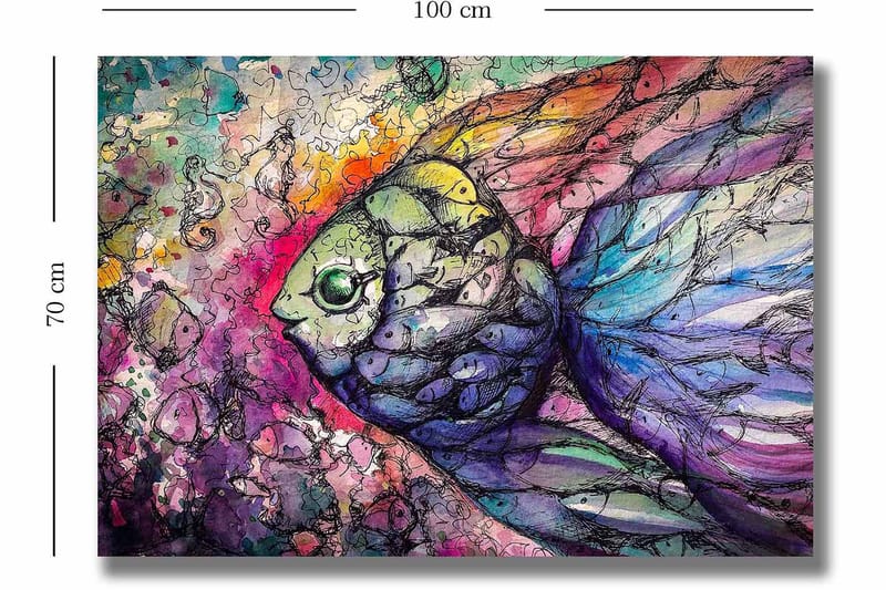 Decorative Canvas Painting 70x100 - Innredning - Bilder & kunst - Lerretsbilder