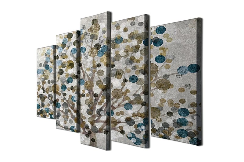 Decorative Canvas Painting (5 Pieces) 70x20 - Innredning - Bilder & kunst - Lerretsbilder