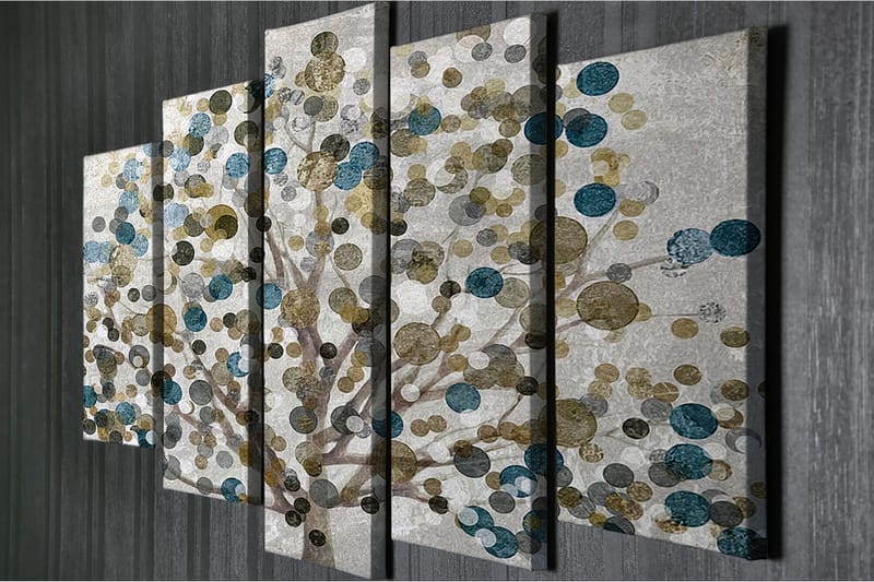 Decorative Canvas Painting (5 Pieces) 70x20 - Innredning - Bilder & kunst - Lerretsbilder